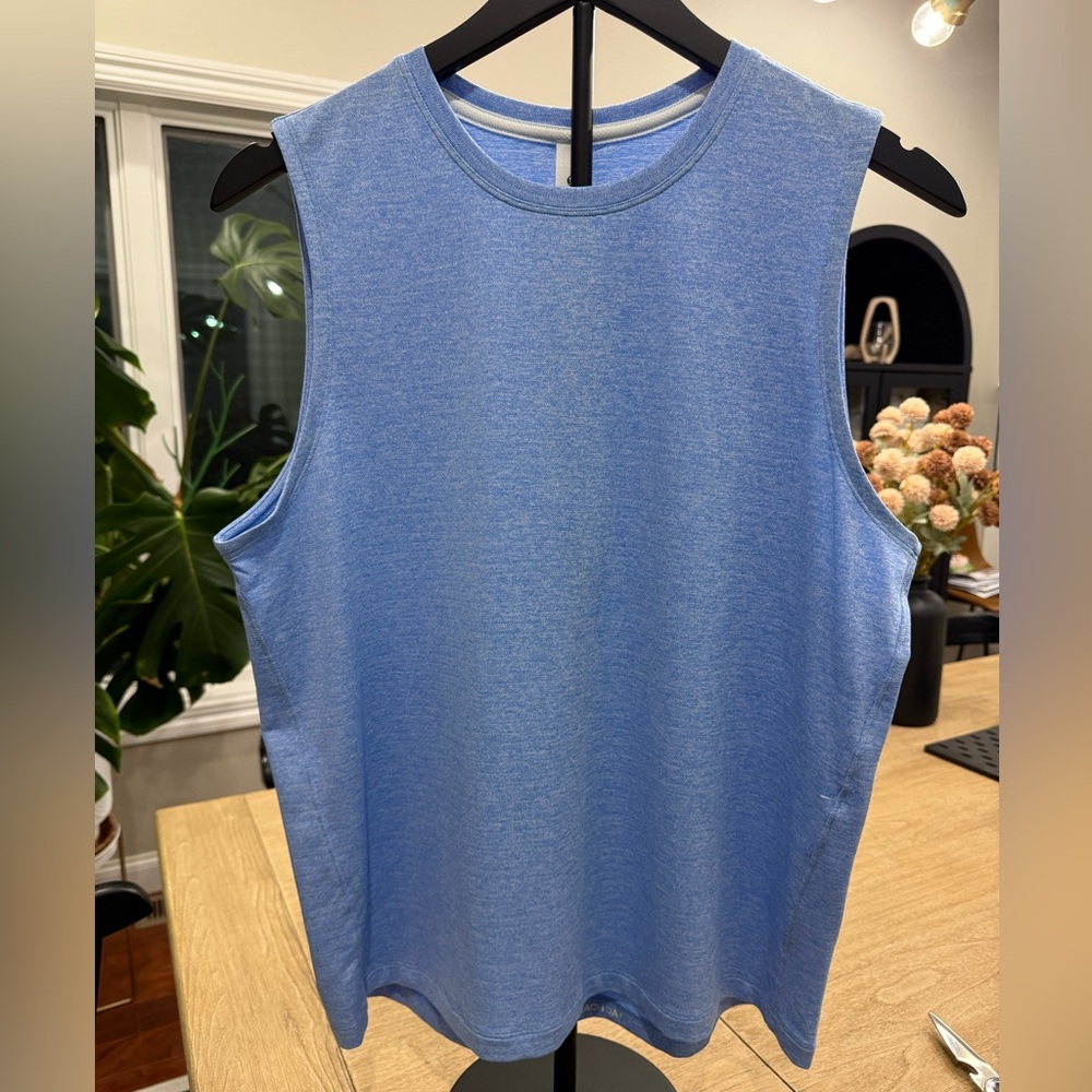 NWT Lululemon License to Train Classic Fit Tank in Heathered Aero Blue - Size 10